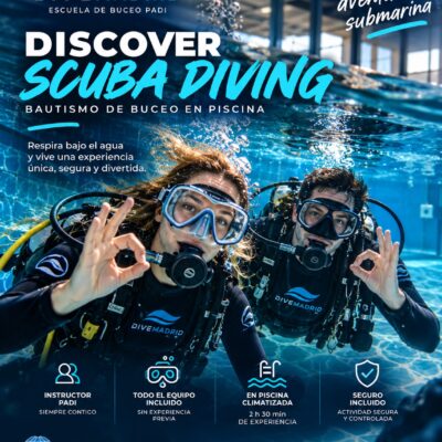 Bautizo Buceo en Madrid- tienda-Divemadrid