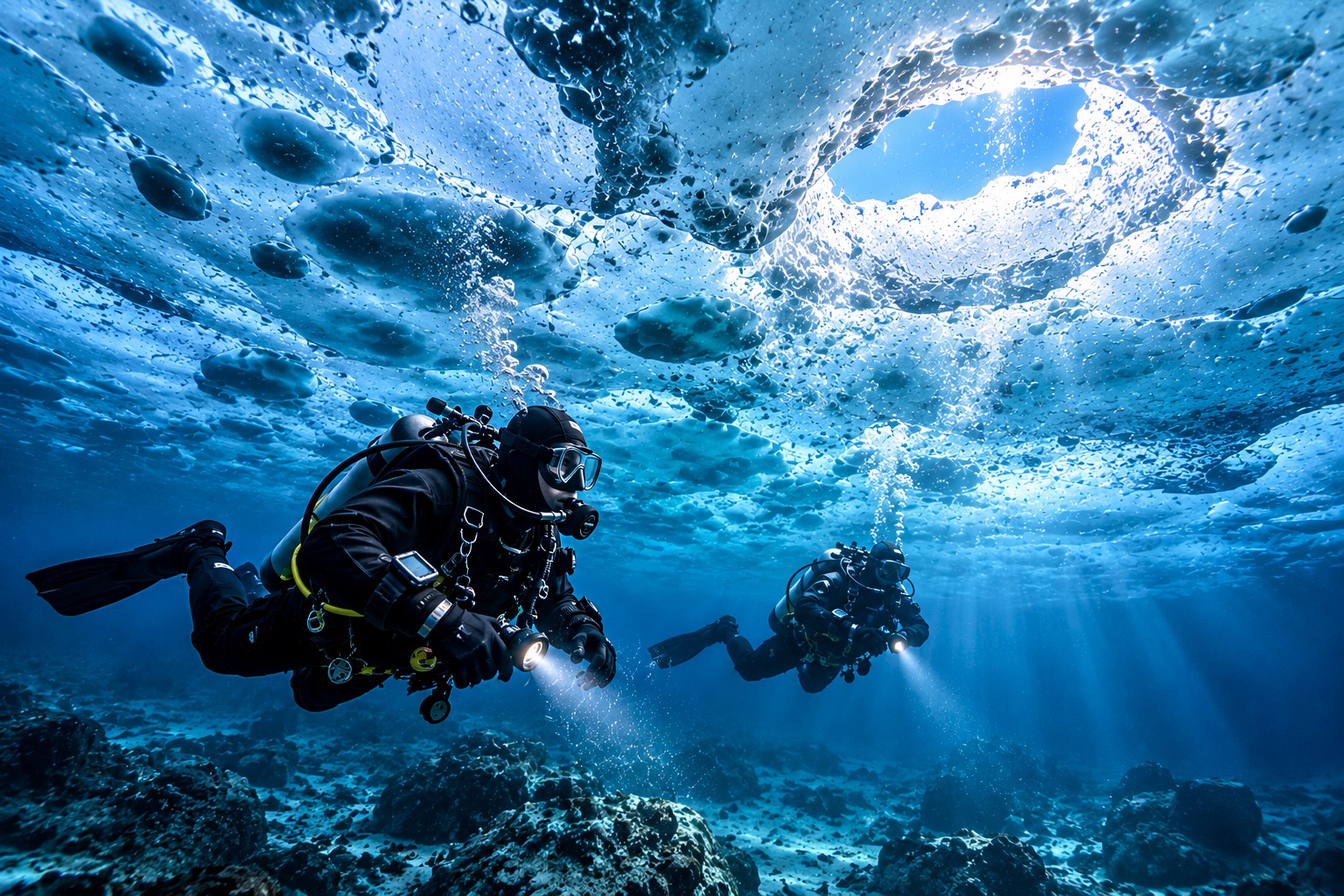 PADI BUCEO EN HIELO