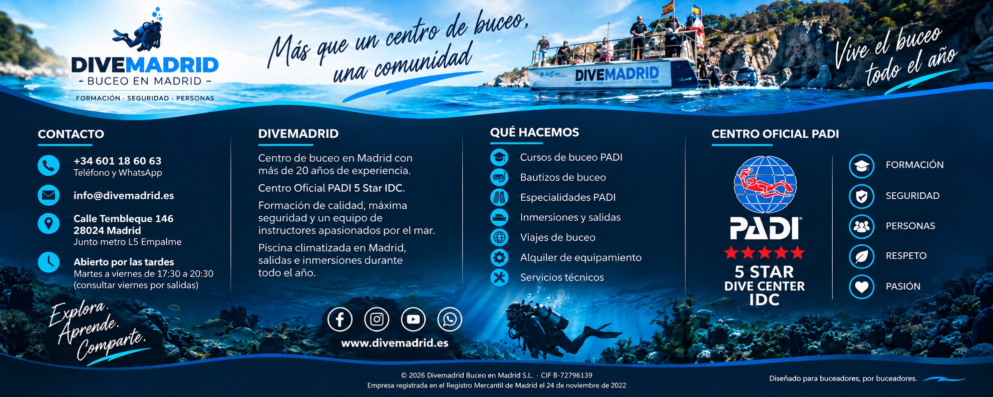 CURSO OPEN WATER DIVER COMPLETO