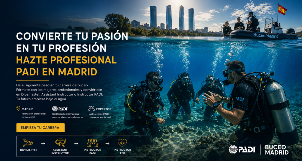 curso de Instructor PADI Madrid