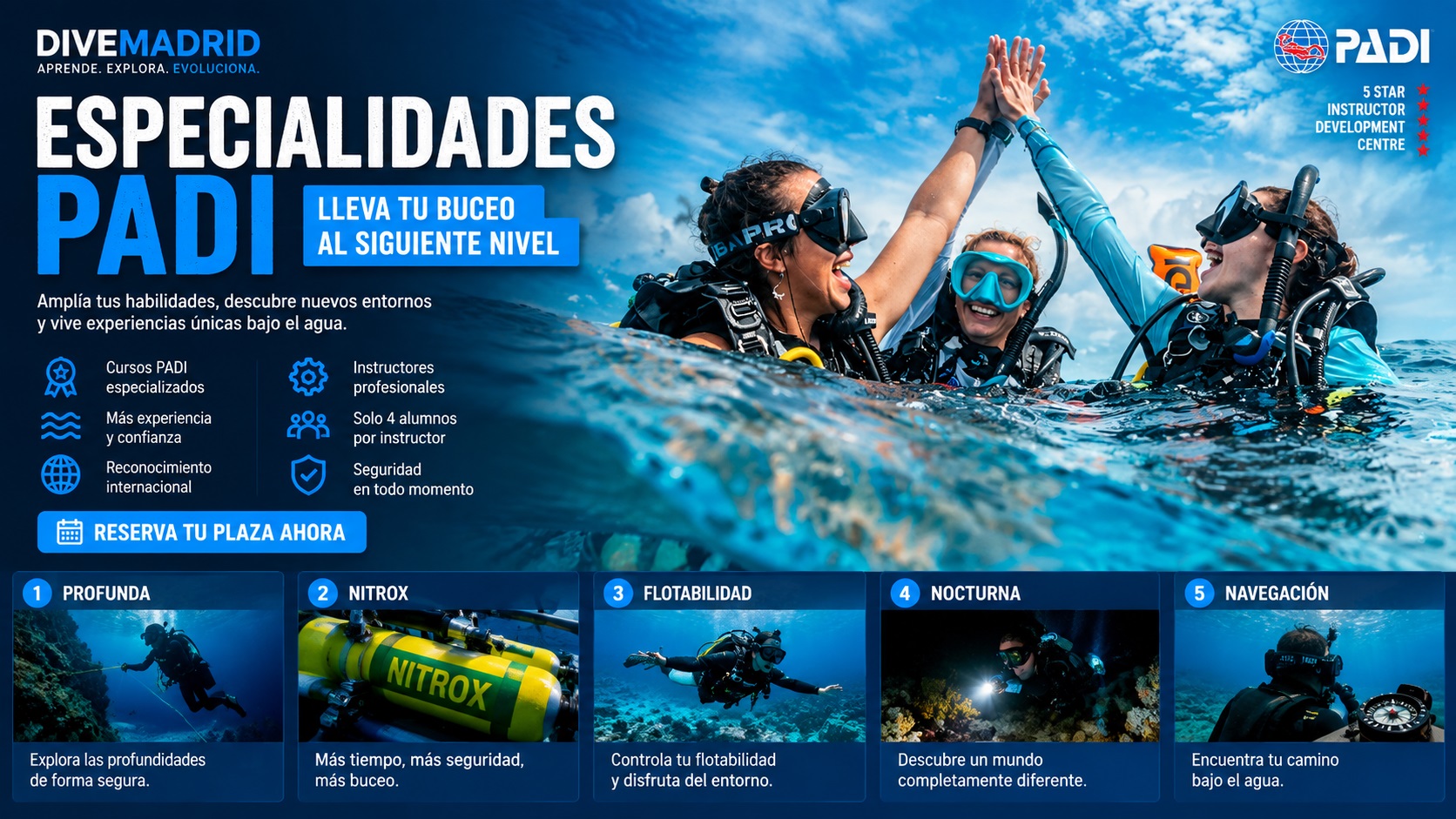 buceo madrid