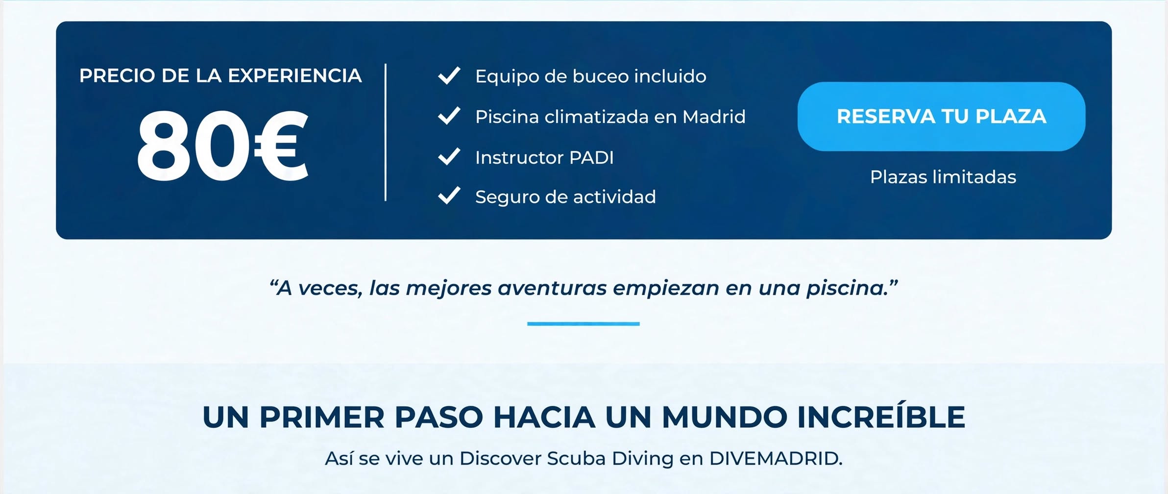 Buceo madrid
