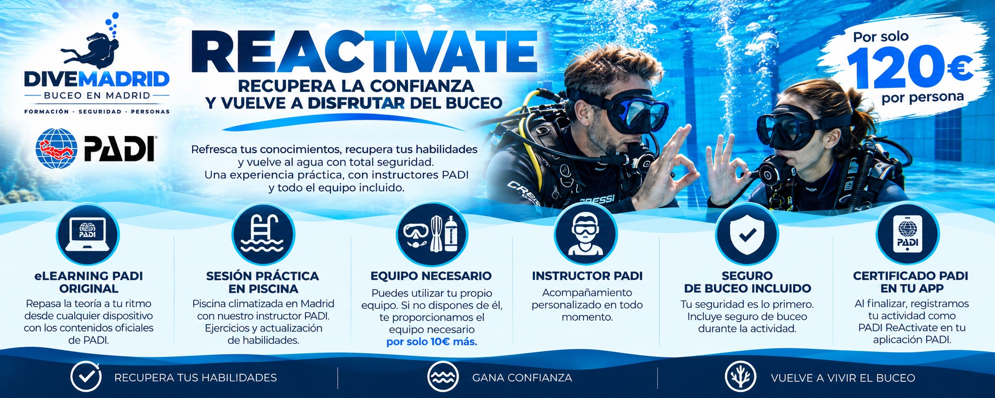 REACTIVATE PADI en Madrid