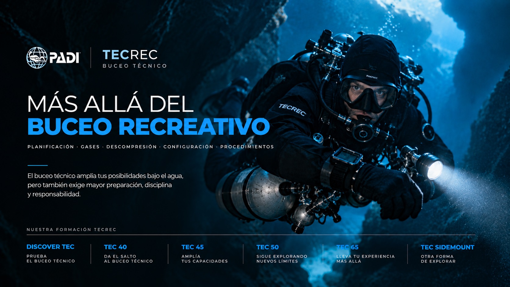 Buceo técnico en Madrid