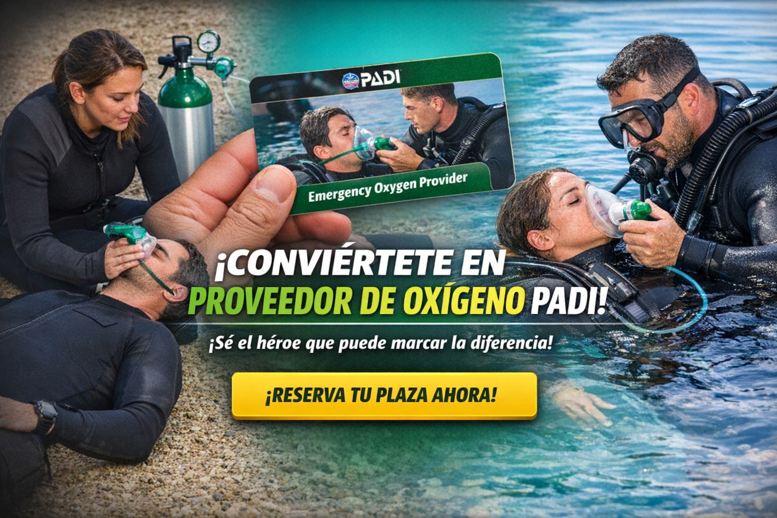 Conviértete en Proveedor de Oxígeno PADI